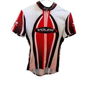Voler Men’s cycling jersey Made in USA colorful biking sz M back pockets biker